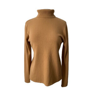 Stephanie‎ Andrews Women's M Capsule Long Sleeve Turtle Neck Sweater Cottagecore